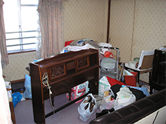文化住宅2Kの遺品整理前