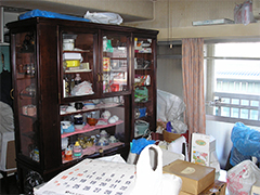 文化住宅2Kの遺品整理前