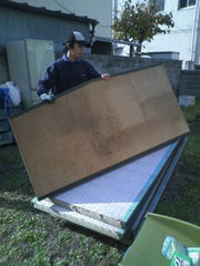 大阪市畳撤去作業